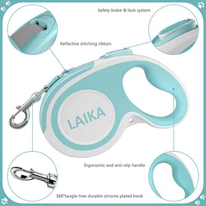 LAIKA Retractable Dog Lead Tangle-Free 1 LAIKA Retractable Dog Lead