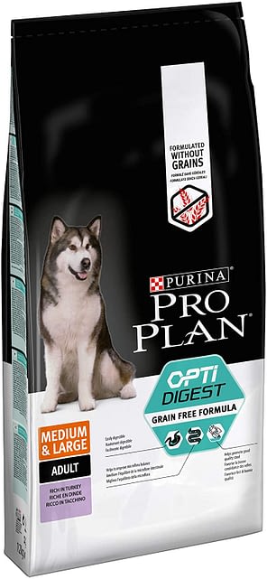 Pro Plan Grain Free Medium Adult With Sensitive Digestion Turkey Dry Dog Food Any Good?